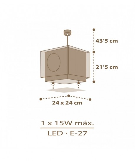 Lustre et lampe suspension enfant Good Night Hibou