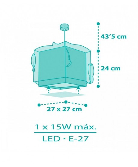 Lustre et lampe suspension enfant Mermaids Sirènes