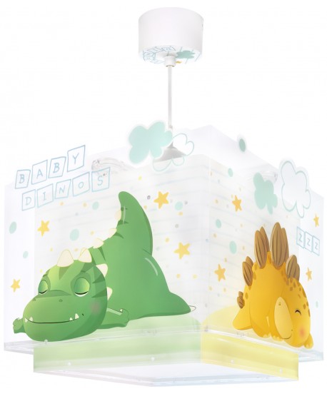 Lustre et lampe suspension enfant Baby Dinos Dinosaures