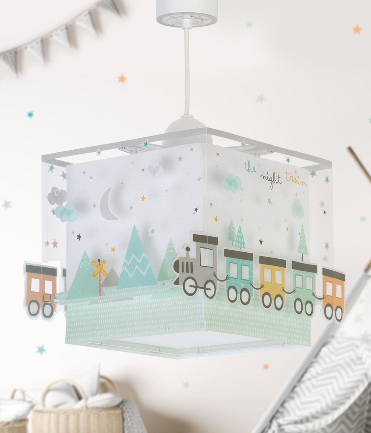 Lustre et lampe suspension enfant The Night Train Former