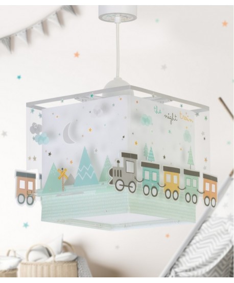 Lustre et lampe suspension enfant The Night Train Former