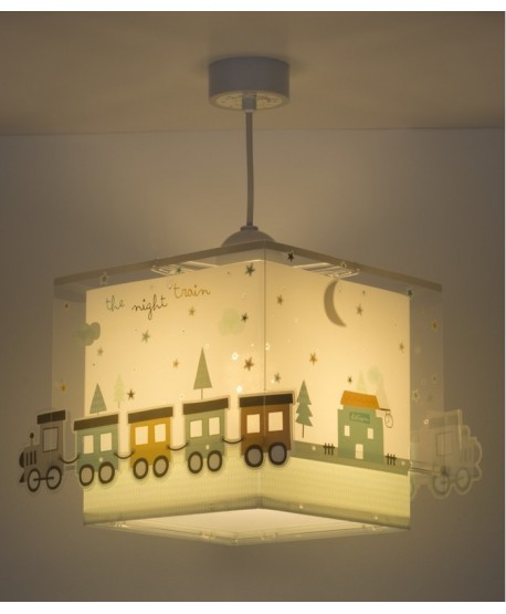 Lampada da soffitto a sospensione per bambini The Night Train treno