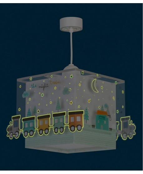 Candeeiro teto criança The Night Train Trem