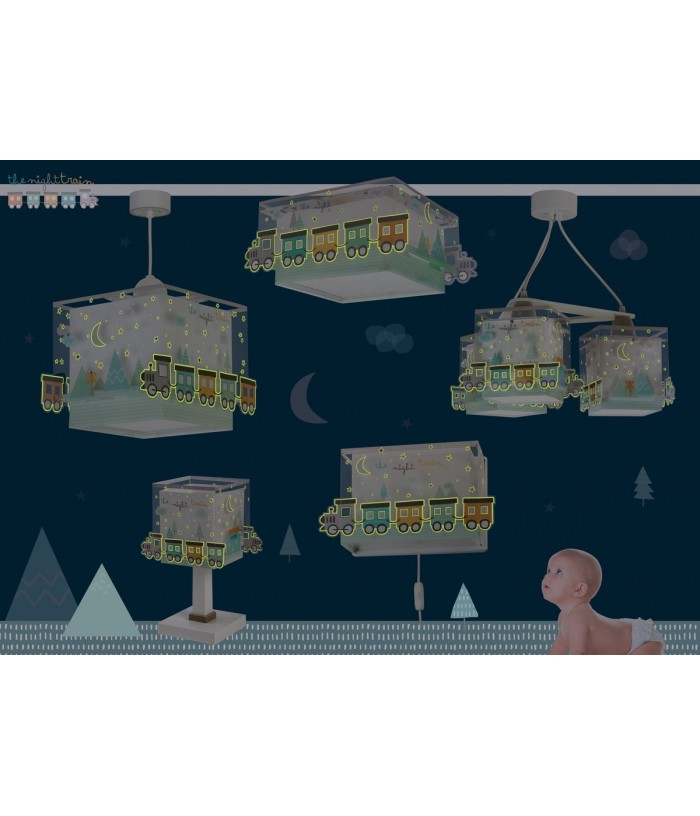 Children hanging lamp The Night Train