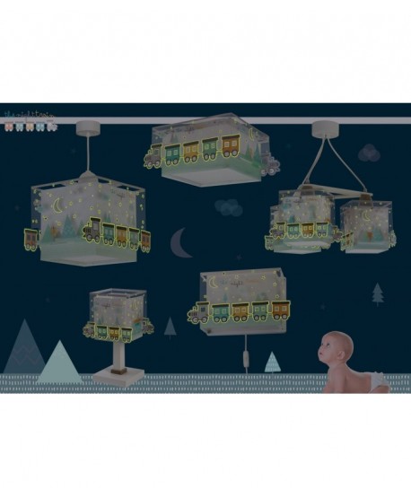 Lustre et lampe suspension enfant The Night Train Former