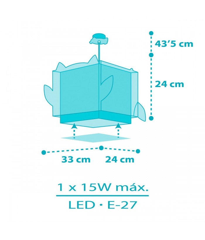 Lampada da soffitto a sospensione per bambini Little Owl Piccolo Gufo