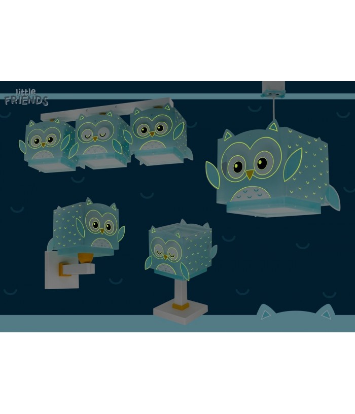 Lampada da soffitto a sospensione per bambini Little Owl Piccolo Gufo