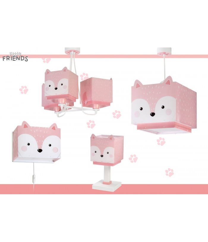 Candeeiro teto criança Little Fox Raposa Pequena