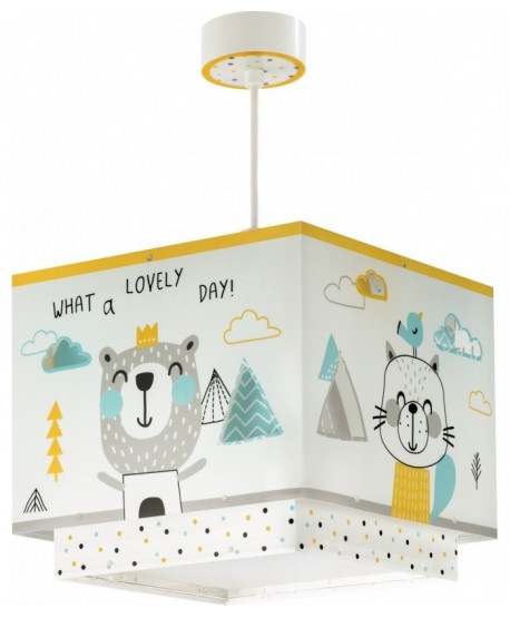 Children hanging lamp Hello Little