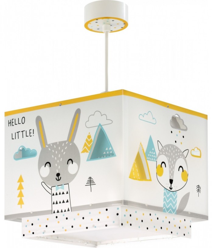 Lustre et lampe suspension enfant Hello Little animaux