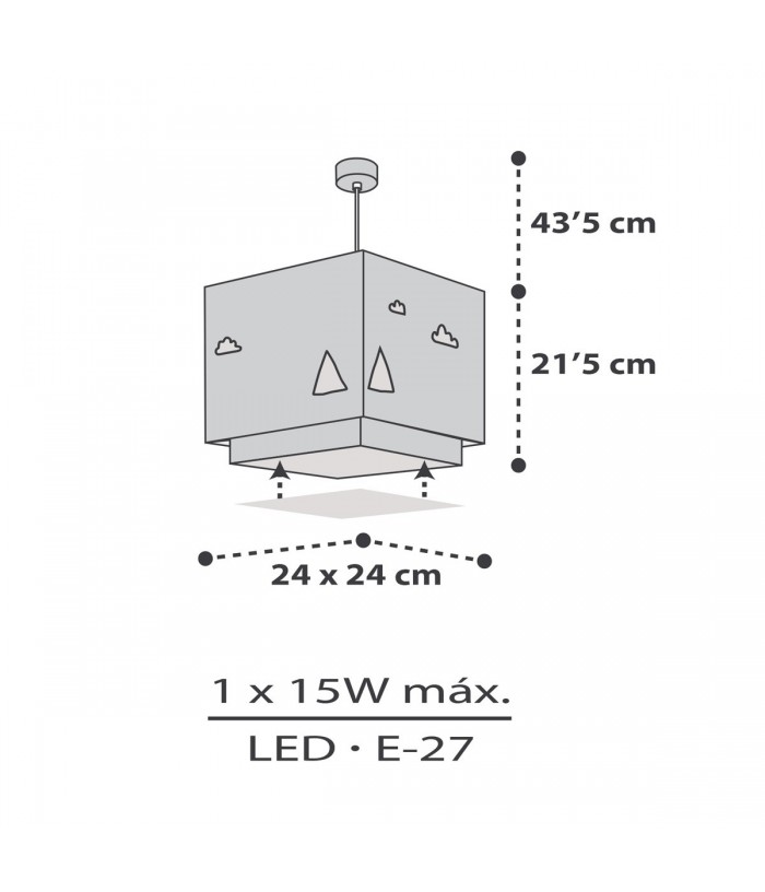Lustre et lampe suspension enfant Hello Little animaux