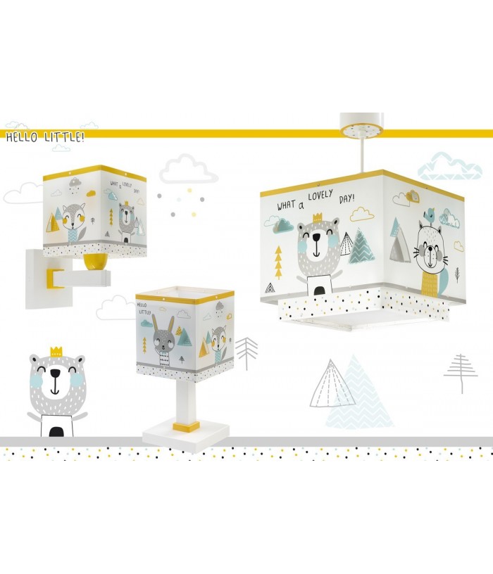 Children hanging lamp Hello Little