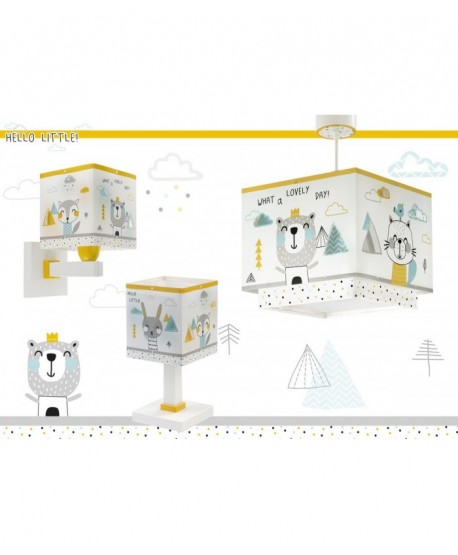 Lampada da soffitto a sospensione per bambini Hello Little animali della giungla