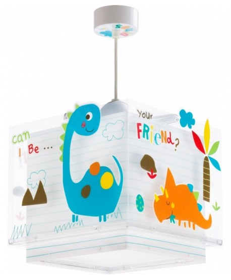 Candeeiro teto criança Dinos Dinossauros