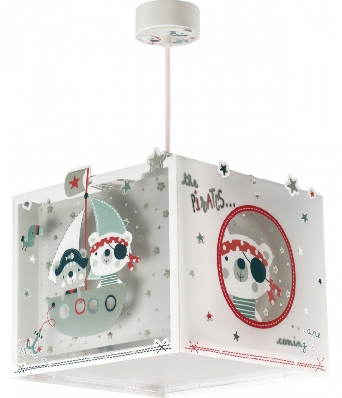 Lustre et lampe suspension enfant The Pirates