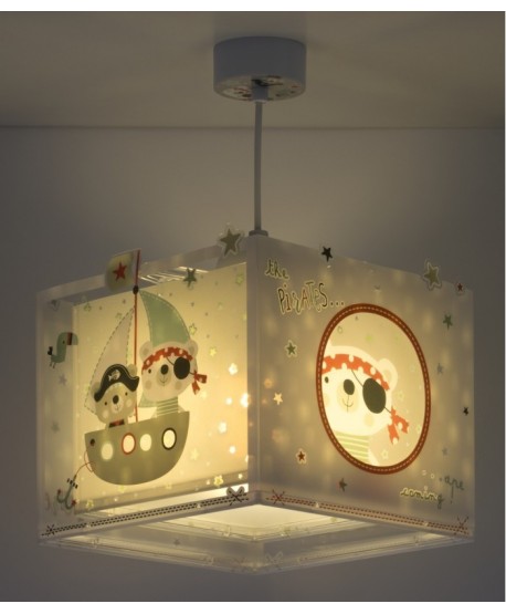 Lampada da soffitto a sospensione per bambini The Pirates Pirati