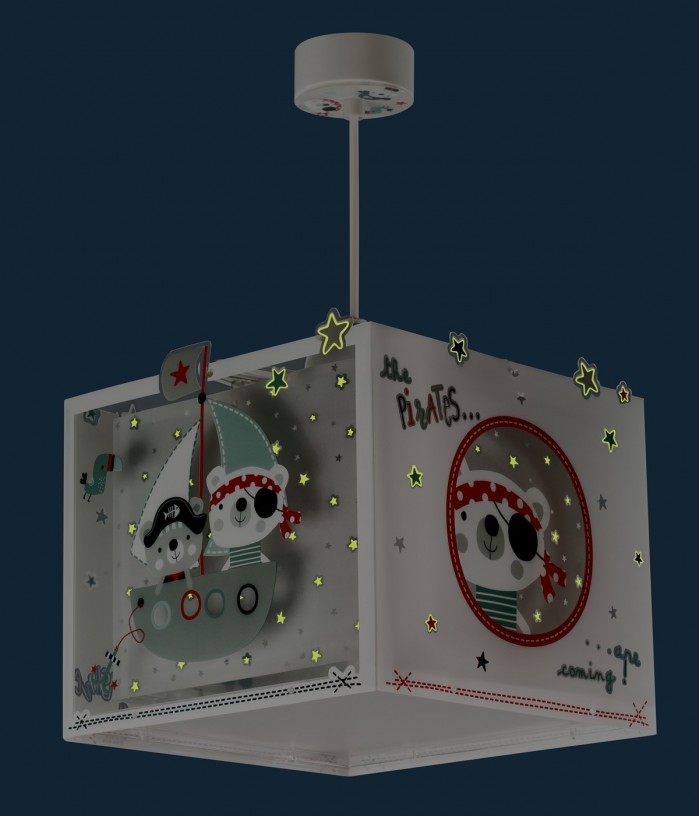 Lampada da soffitto a sospensione per bambini The Pirates Pirati