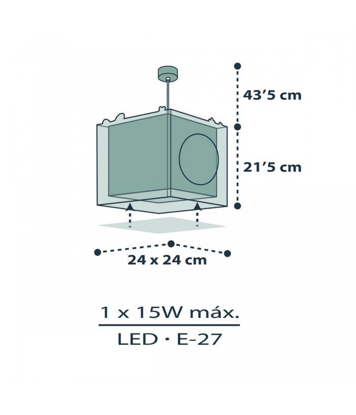 Children hanging lamp The Pirates