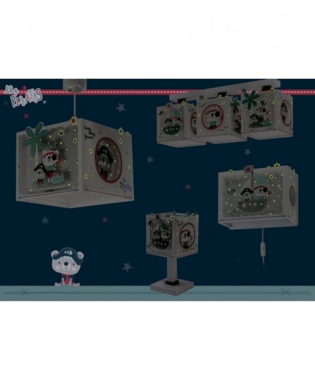 Lampada da soffitto a sospensione per bambini The Pirates Pirati