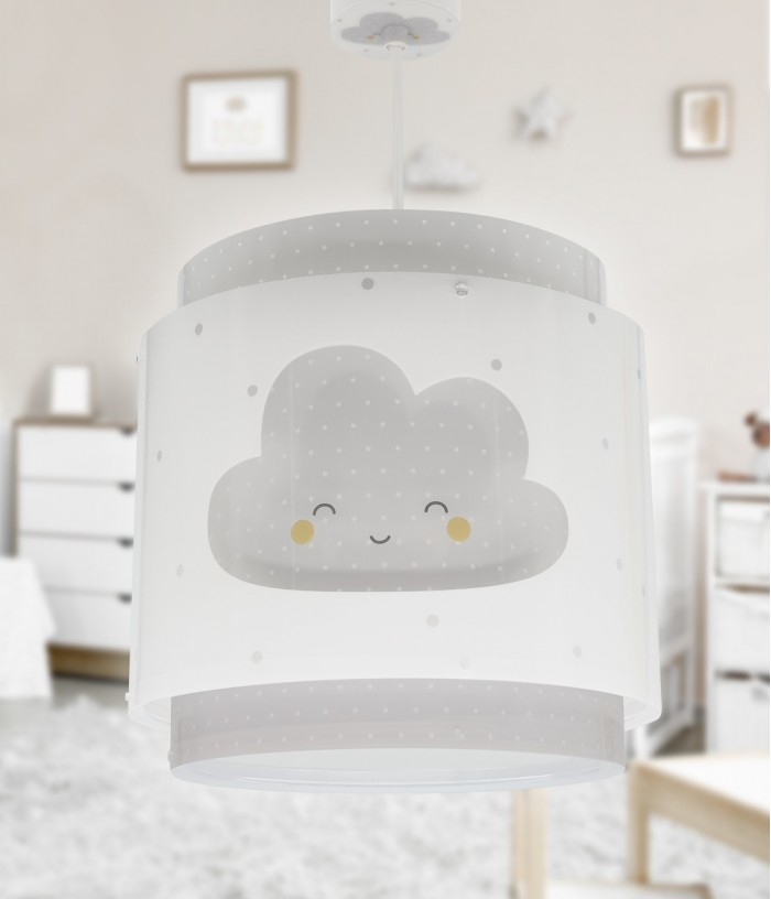 Children's hanging lamp Baby Dreams Cloud grey