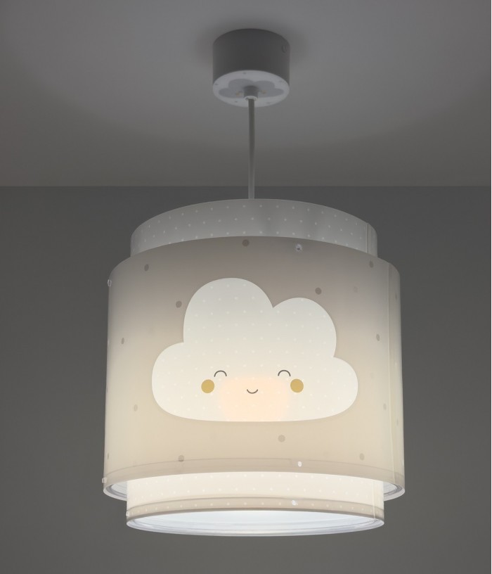 Lampada da soffitto a sospensione per bambini Baby Dreams Nuvola grigio