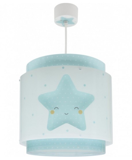 Lustre et lampe suspension enfant Baby Dreams Etoile bleu