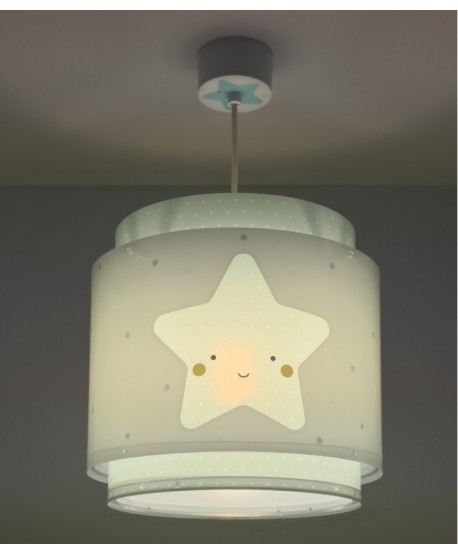 Lampada da soffitto a sospensione per bambini Baby Dreams Stella blu