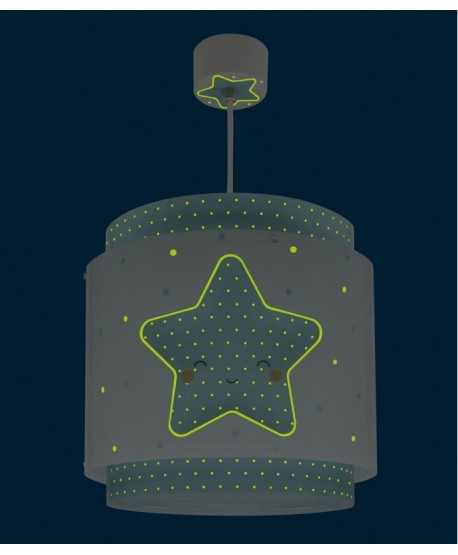 Lampada da soffitto a sospensione per bambini Baby Dreams Stella blu