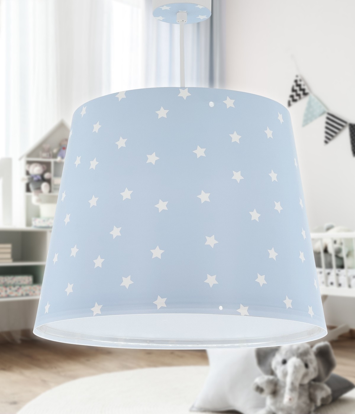 Lampada da soffitto a sospensione per bambini Star Light Stella blu