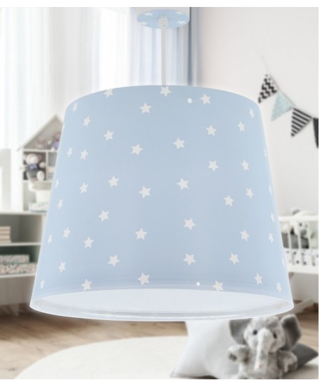 Hanging lamp Star Light blue