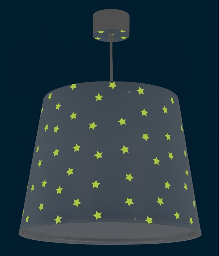 Hanging lamp Star Light blue