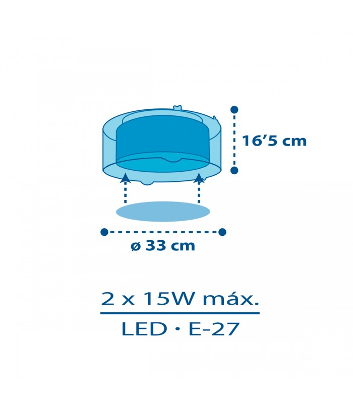 Children's ceiling light Planets