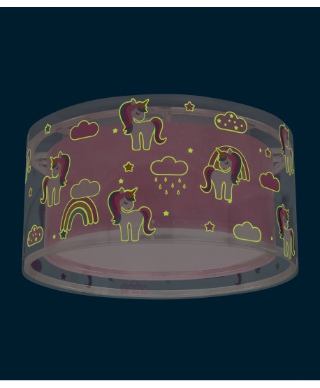 Plafoniera per bambini Unicorns Unicorni