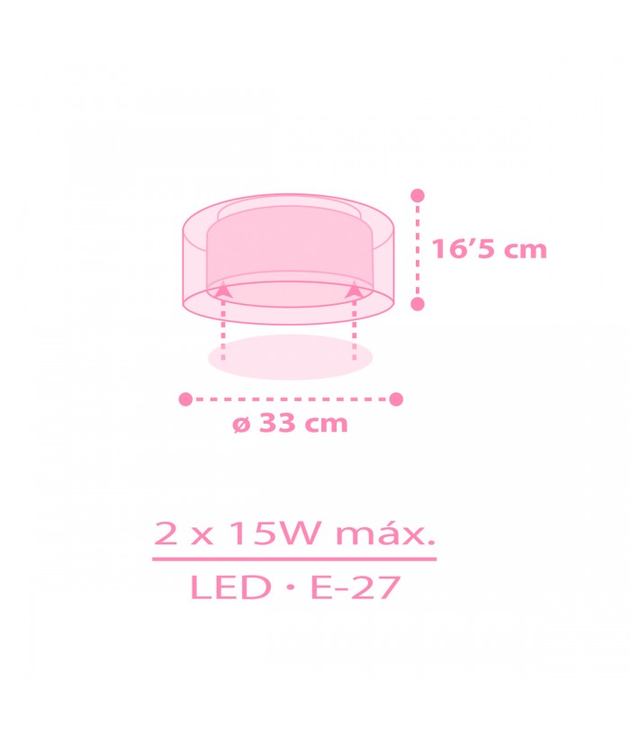 Children's ceiling light Unicorns