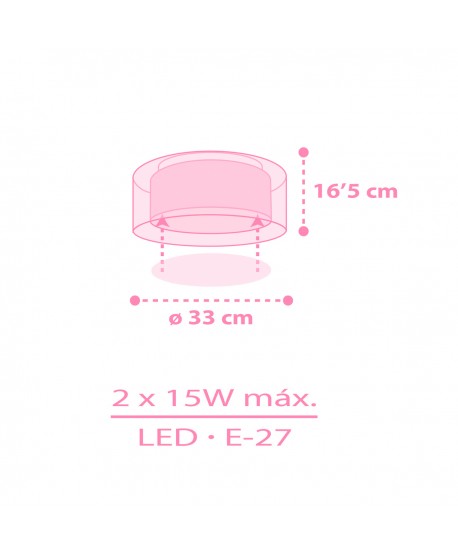 Children's ceiling light Unicorns