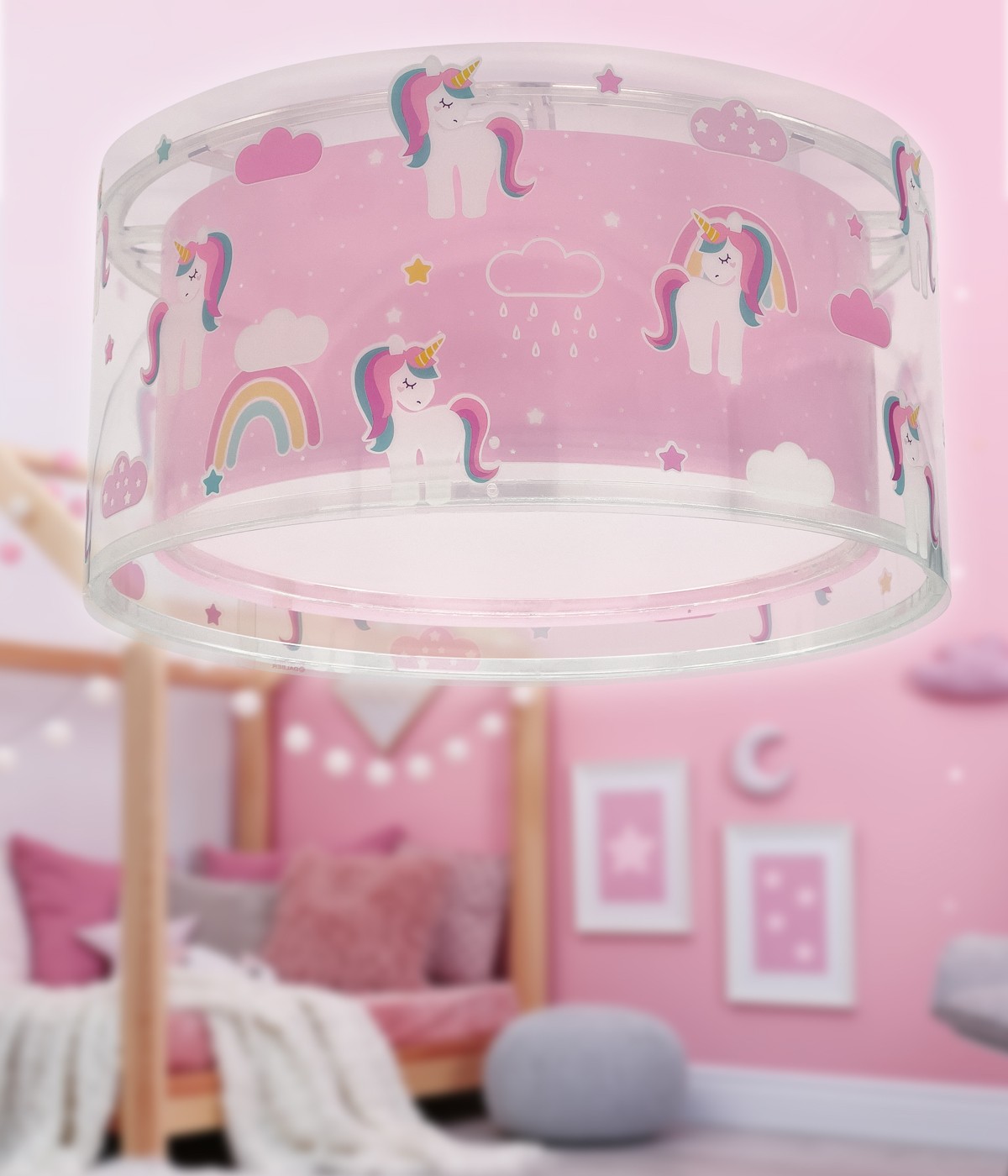 Plafonnier pour enfant Unicorns Licornes