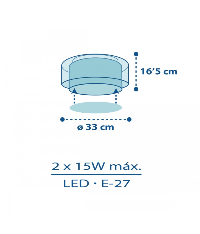 Children's ceiling light Police