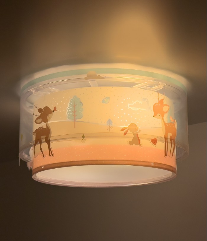 Plafonnier pour enfant Loving Deer Cerf
