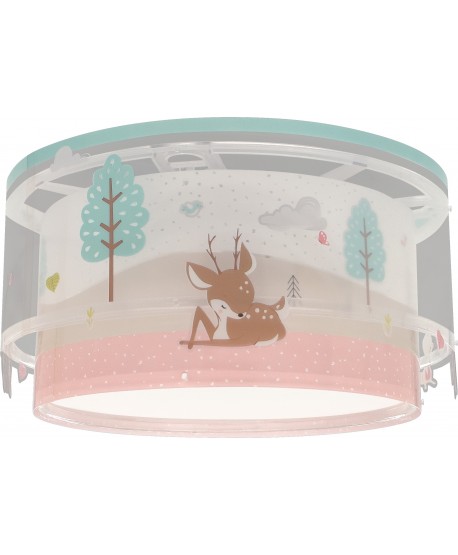 Plafoniera per bambini Loving Deer Cervo