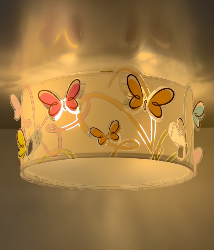 Plafonnier pour enfant Butterfly Papillon
