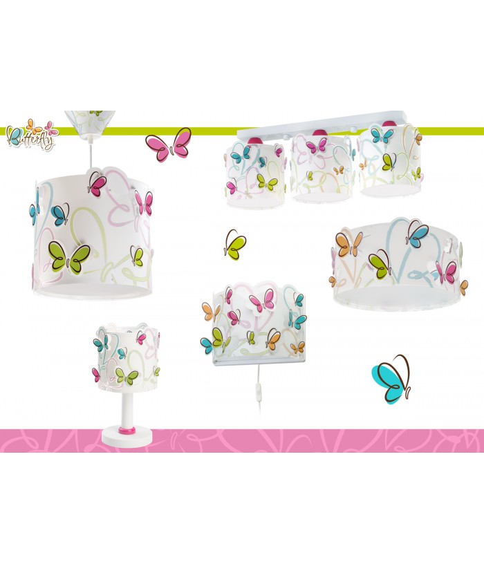 Plafonnier pour enfant Butterfly Papillon