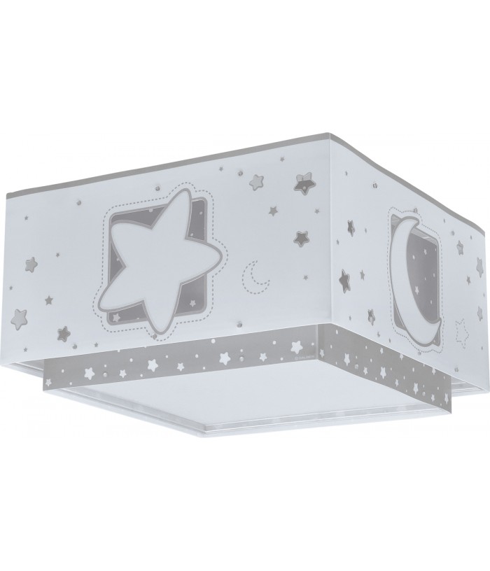 Children's ceiling light Moonlight gray