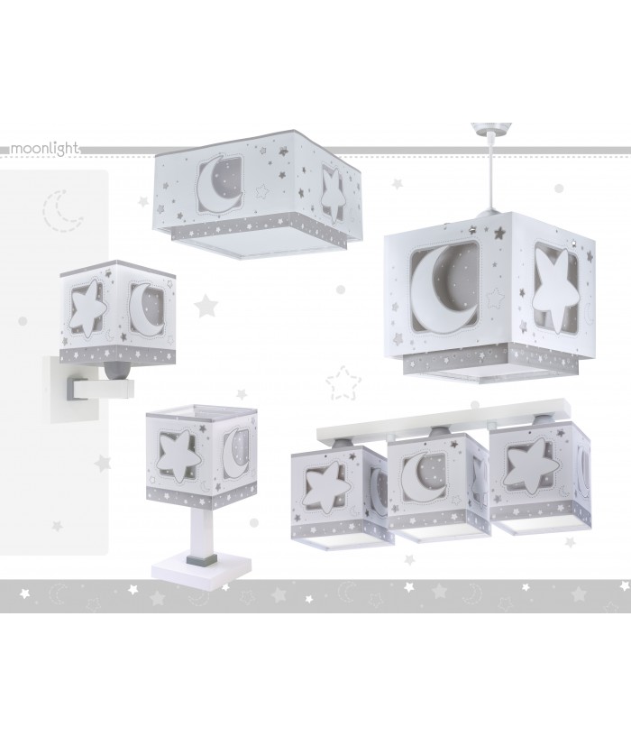 Children's ceiling light Moonlight gray