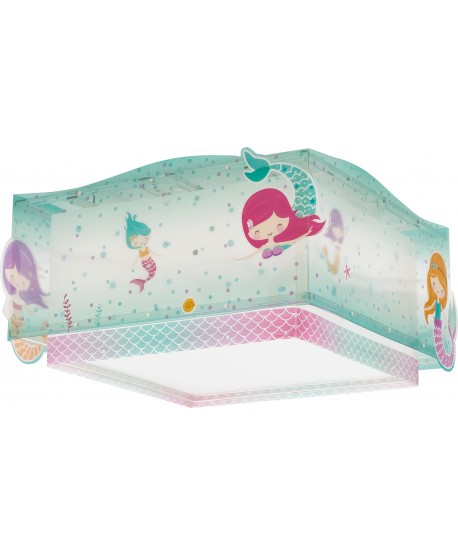 Plafonnier pour enfant Mermaids Sirènes