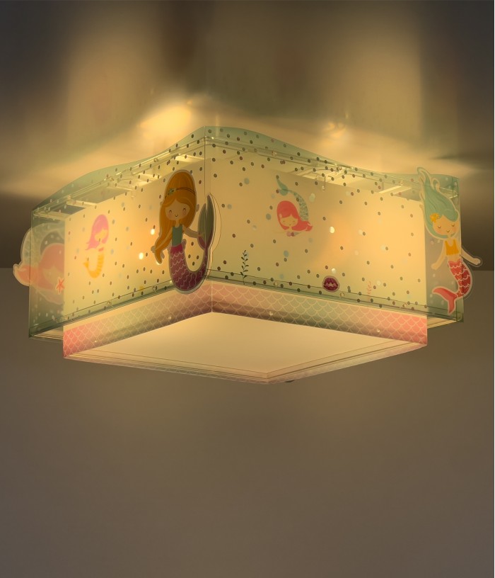 Plafon De Tecto infantil Mermaids Sereias
