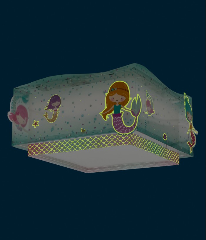 Plafon De Tecto infantil Mermaids Sereias