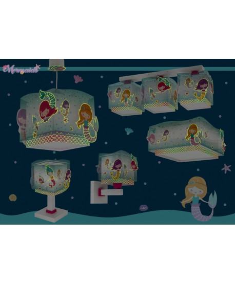Children's ceiling light Mermaids