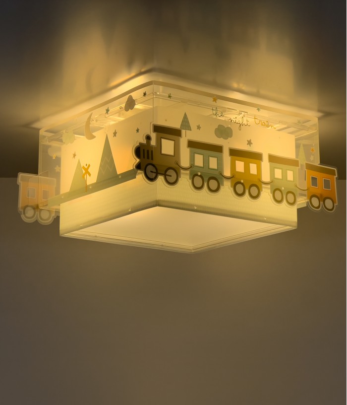 Plafon De Tecto infantil The Night Train Trem