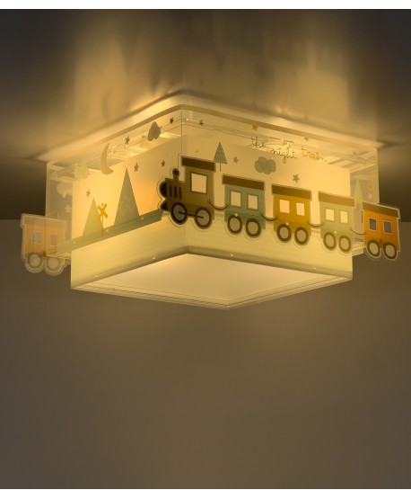 Plafoniera per bambini The Night Train treno