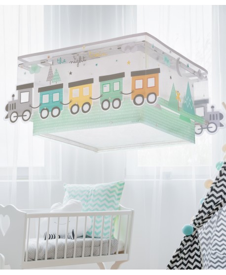 Plafoniera per bambini The Night Train treno
